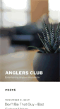 Mobile Screenshot of anglersclub.com